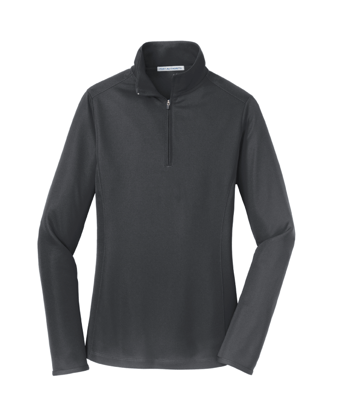 Port Authority Ladies Pinpoint Mesh Half-Zip Pullover