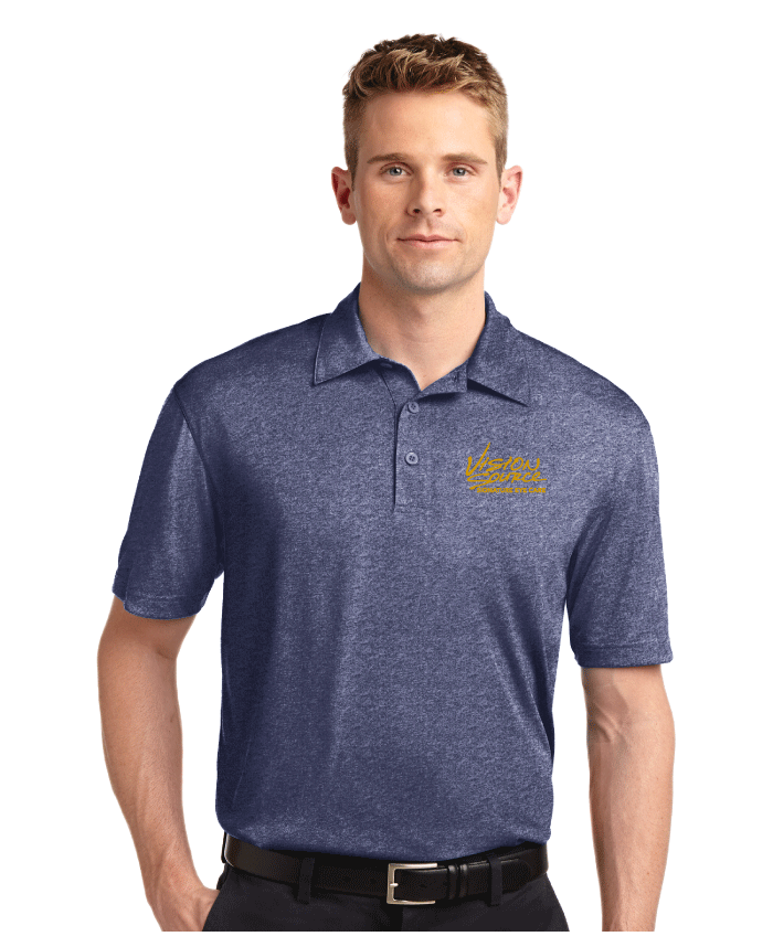 Sport-Tek Mens Heather Contender Polo