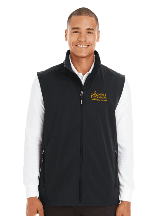 Men's Two-Layer Fleece Soft Shell Vest